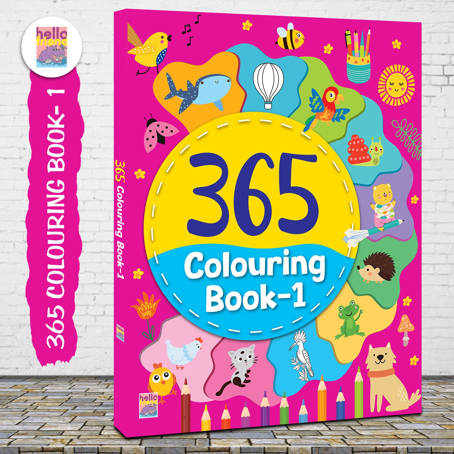 365 Colouring Book 1 | Activity Colouring Book for Kids