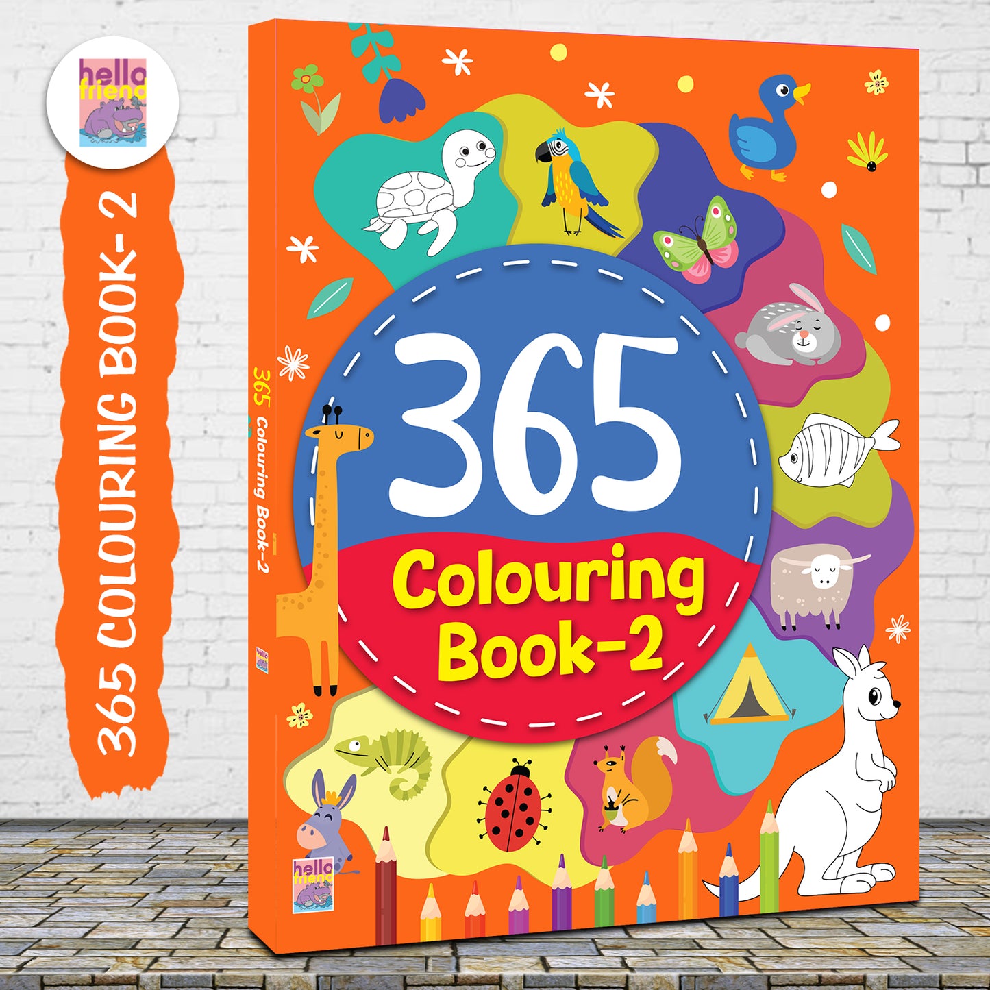 365 Colouring Book 2 | Smart Colouring Activity Book for Kids Ages 2 to 8 Years