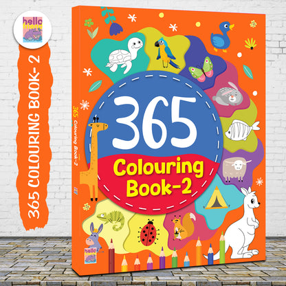 365 Colouring Book 2 | Smart Colouring Activity Book for Kids Ages 2 to 8 Years