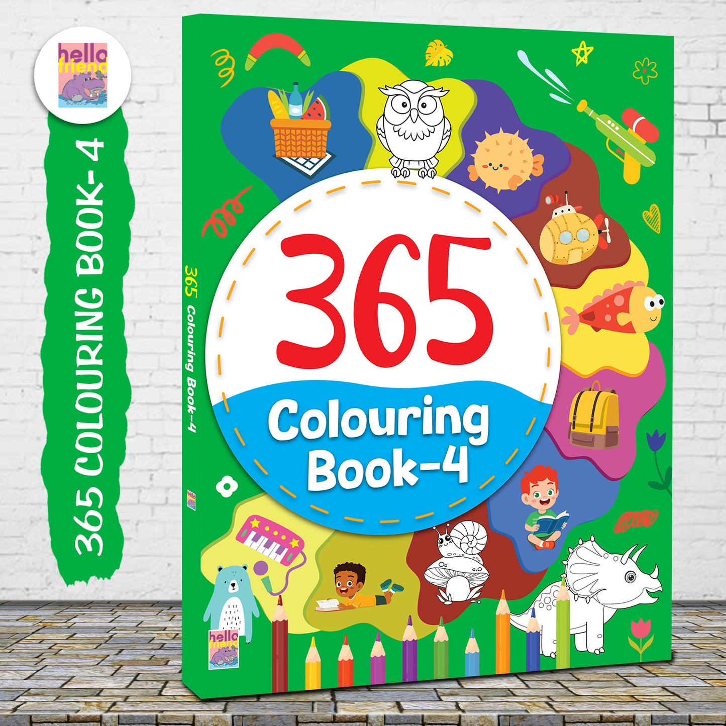 365 Colouring Book 4 | Colouring Activity Book for Kids