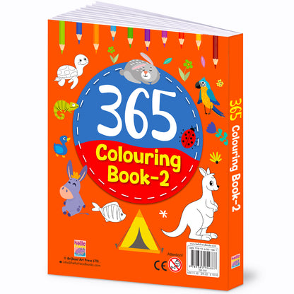 365 Colouring Book 2 | Smart Colouring Activity Book for Kids Ages 2 to 8 Years