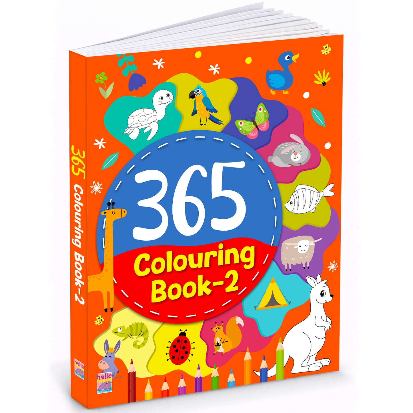 365 Colouring Book 2 | Smart Colouring Activity Book for Kids Ages 2 to 8 Years