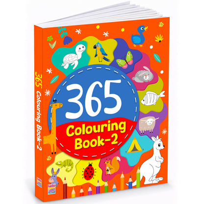 365 Colouring Book 2 | Smart Colouring Activity Book for Kids Ages 2 to 8 Years