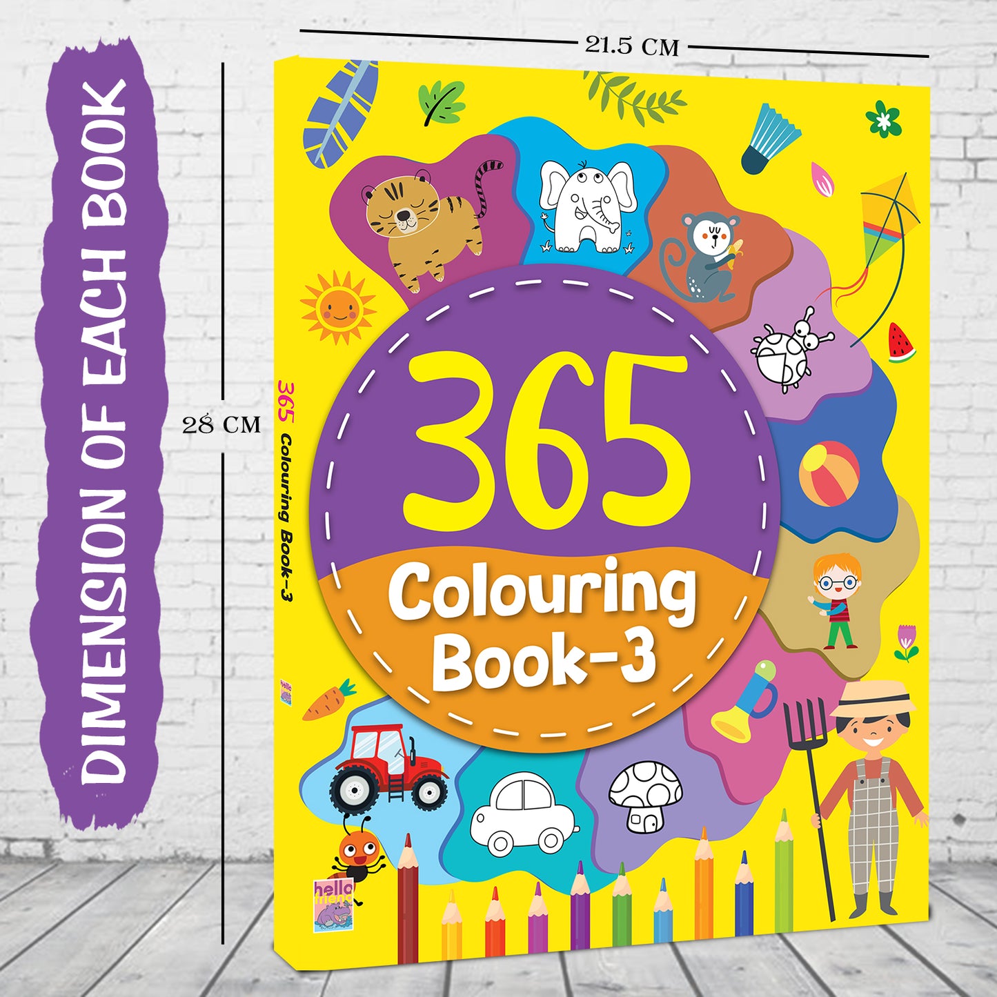 365 Colouring Book 3 | Colouring Activity Book for Kids