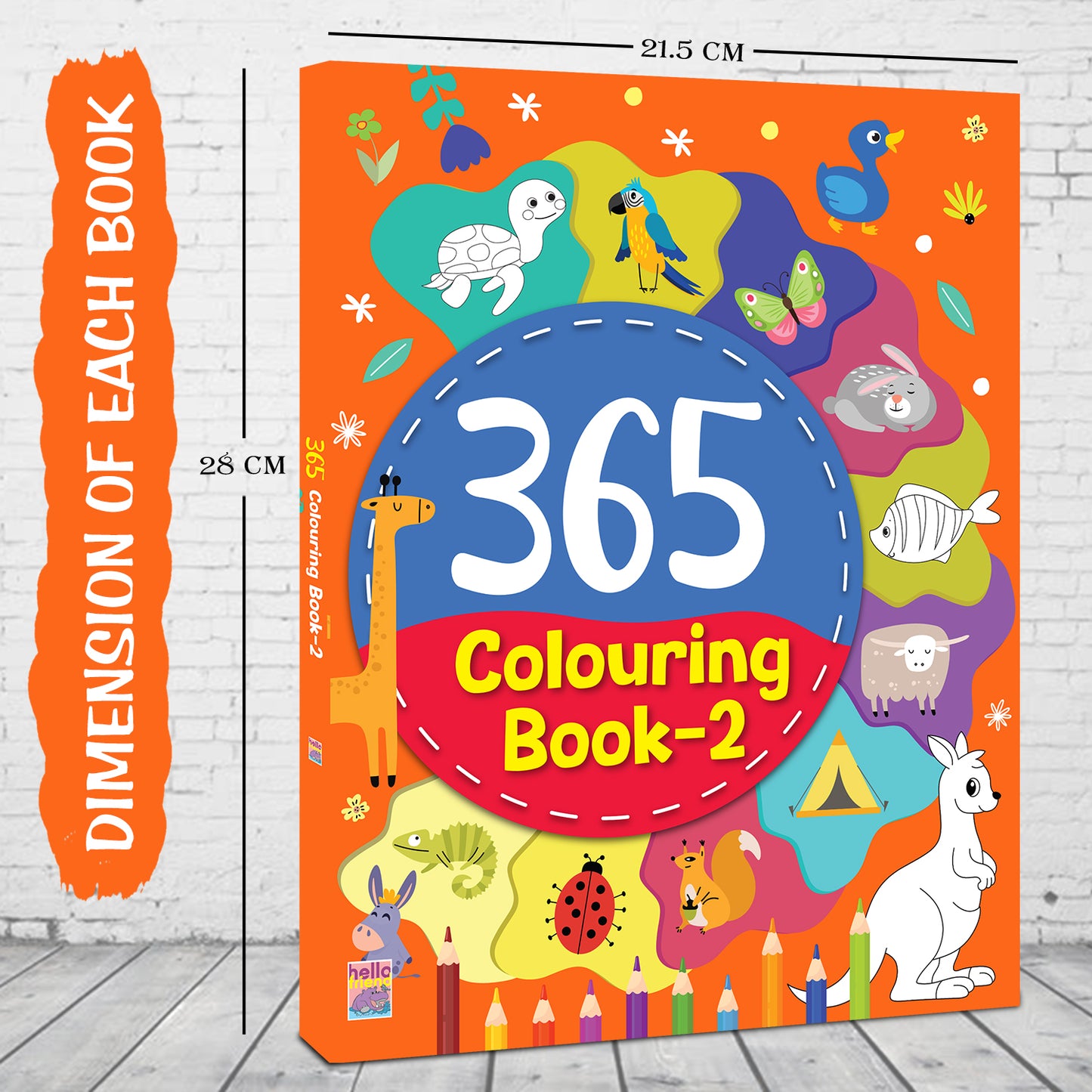 365 Colouring Book 2 | Smart Colouring Activity Book for Kids Ages 2 to 8 Years