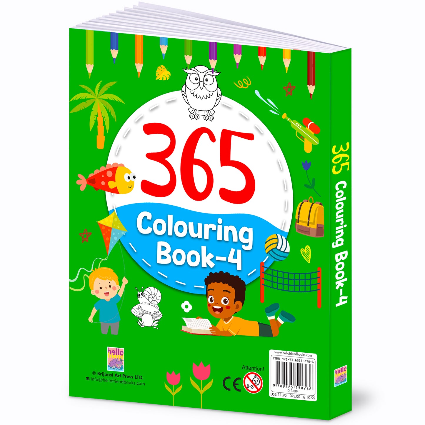 365 Colouring Book 4 | Colouring Activity Book for Kids