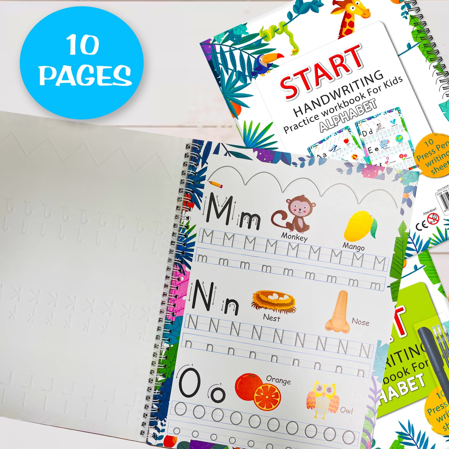 Start Handwriting Practice Alphabet | Alphabet Writing Practice Book for Kids