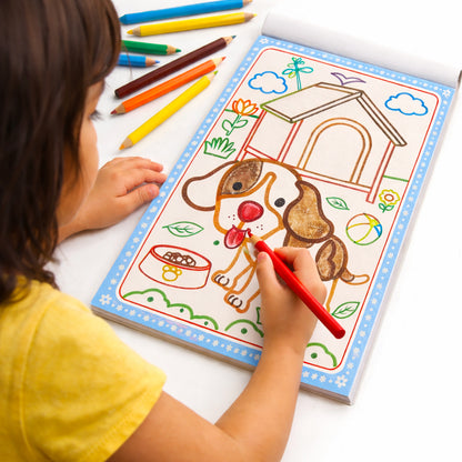 Colouring Glitters – Pet Animals | Glitter Coloring Book for Kids | Sparkling Animal Activity Book