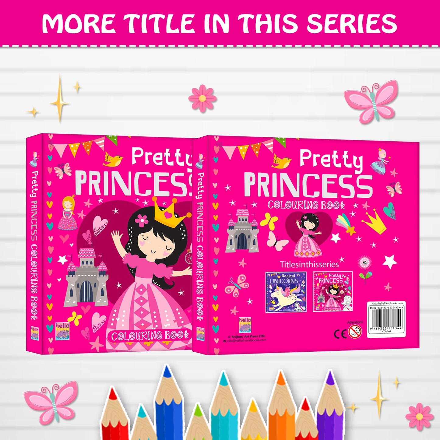 Pretty Princess Colouring Book: Pretty Princess Colouring Book