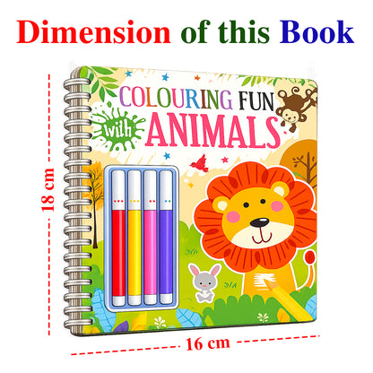 Colouring Fun With Animals | Animal Coloring Book for Kids | Creative Coloring Activity Book