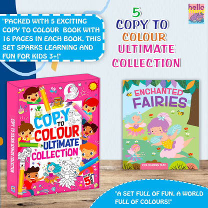 Copy to Colour Ultimate Collection | Ultimate Copy & Color Activity Book Collection for Kids