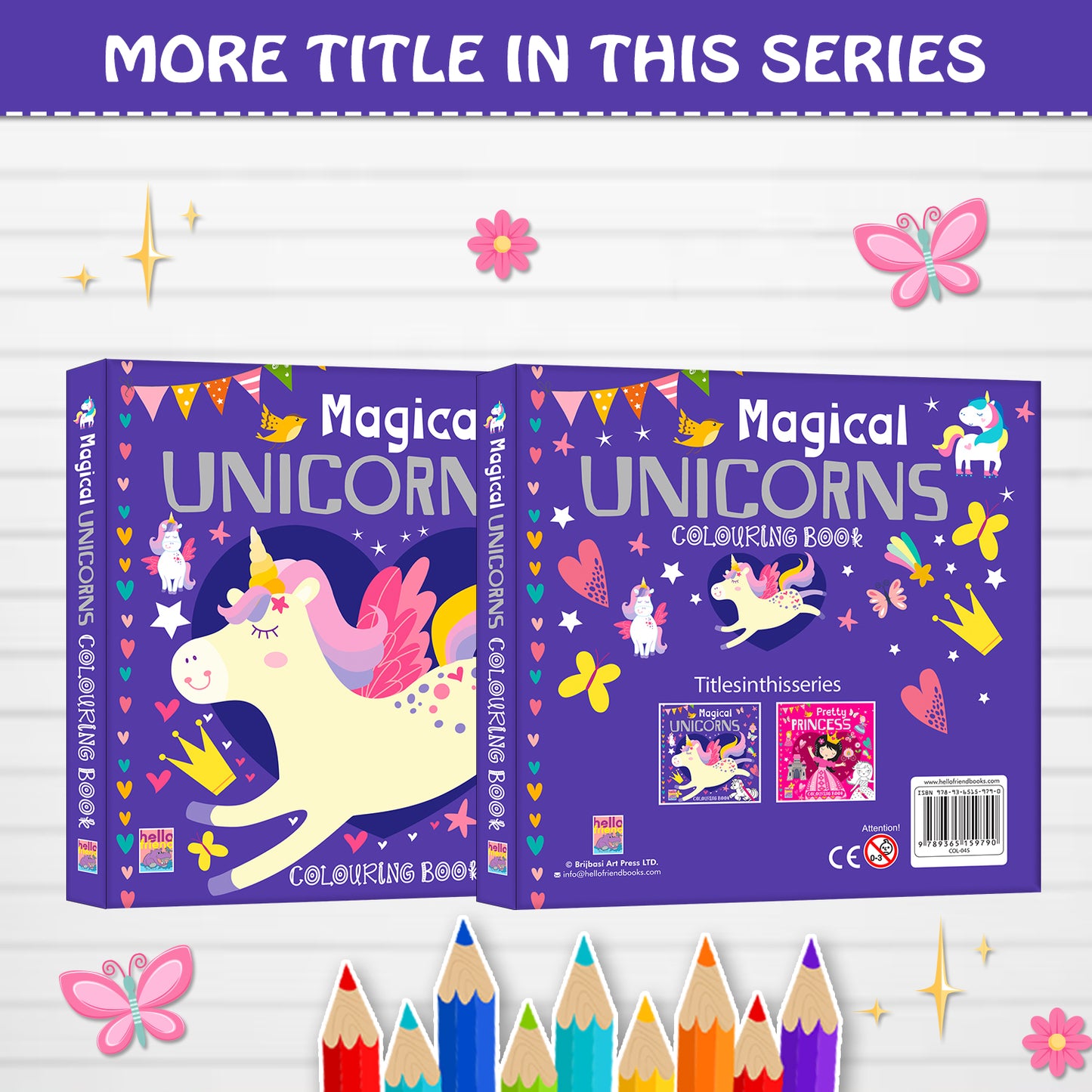 Magical Unicorns Colouring Book: Magical Unicorns Colouring Book