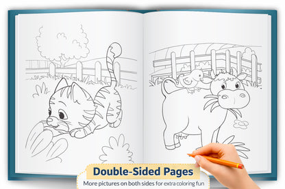 My Farm Colouring Book | Farm Animals Colouring Activity Book for Kids | Creative Learning & Fun Colouring Book
