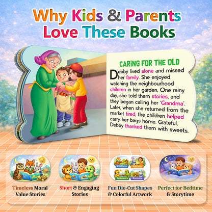 Moral Value Stories + Magical Tales | 2-Book Story Combo for Kids 3+