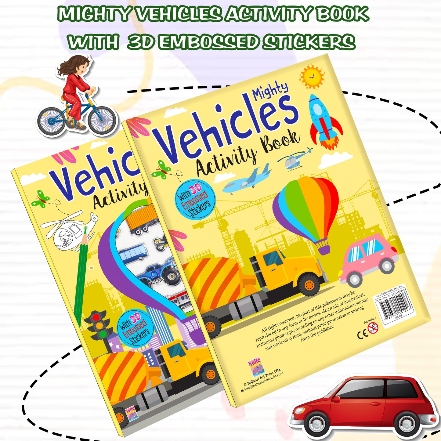 My First Mighty Vehicles Sticker Activity Book | Fun Sticker & Colouring Book for Kids