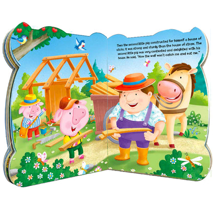 The Three Little Pigs Story Book | Classic Fairy Tale for Early Readers | Illustrated Story Book for Kids