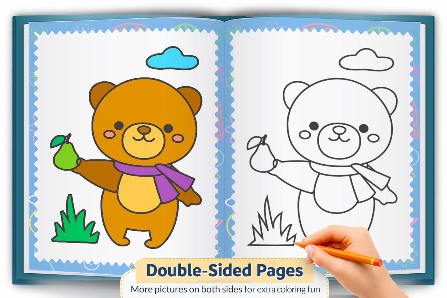 My First Animals – Copy to Colour Book | Copy & Color Animal Activity Book for Kids | Early Learning Coloring Book