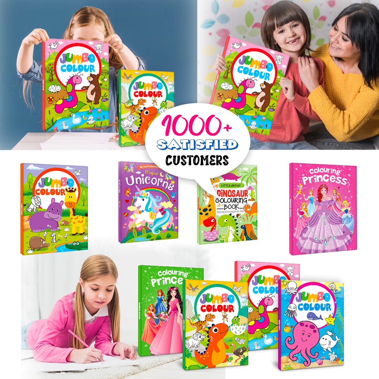 Jumbo Color – Wild Animals | Jumbo Coloring Book for Kids | Big Animal Coloring Activity Book