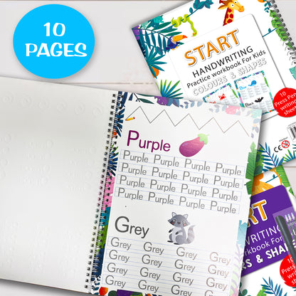 Start handwriting workbook colour & shapes book