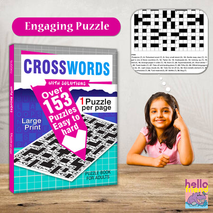 Crossword Puzzles Book with Solutions - Interior Crossword Pages