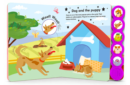 Pet Animals Sound Book - Hamster and the Pup Page