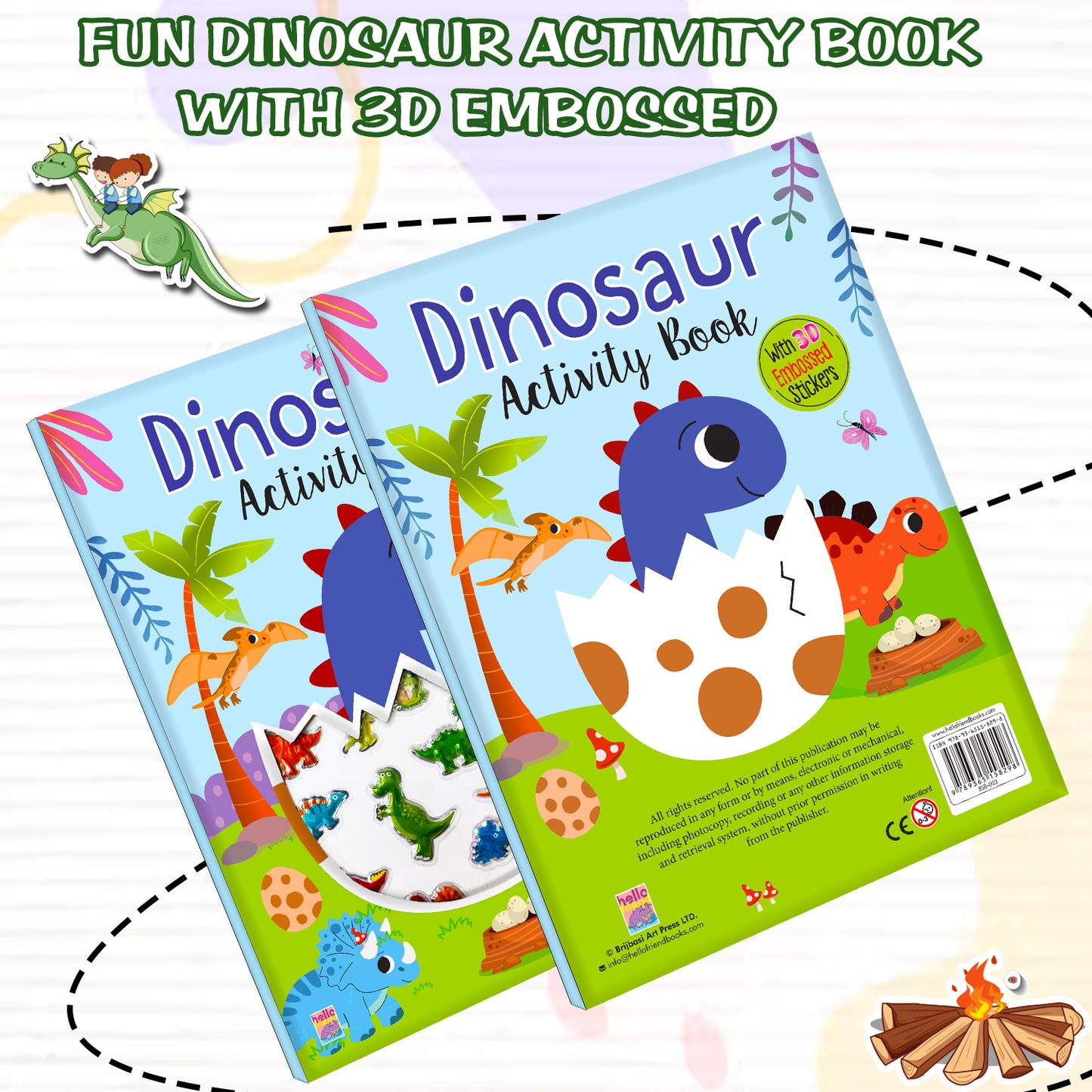 My First Dinosaur Sticker Activity Book | Fun Sticker & Activity Book for Kids