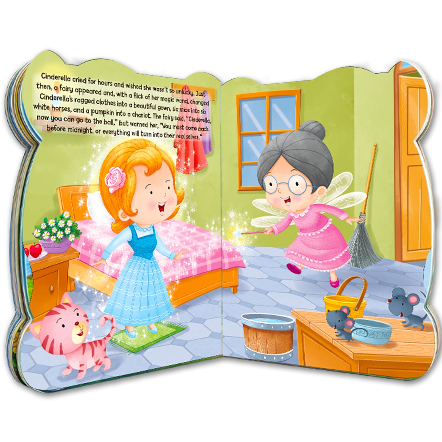 Charming Fairy Tales: Cinderella | Illustrated Story Book for Kids