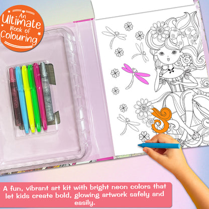 Colouring with Princess | Princess Coloring Book for Kids | Magical Creative Coloring Book