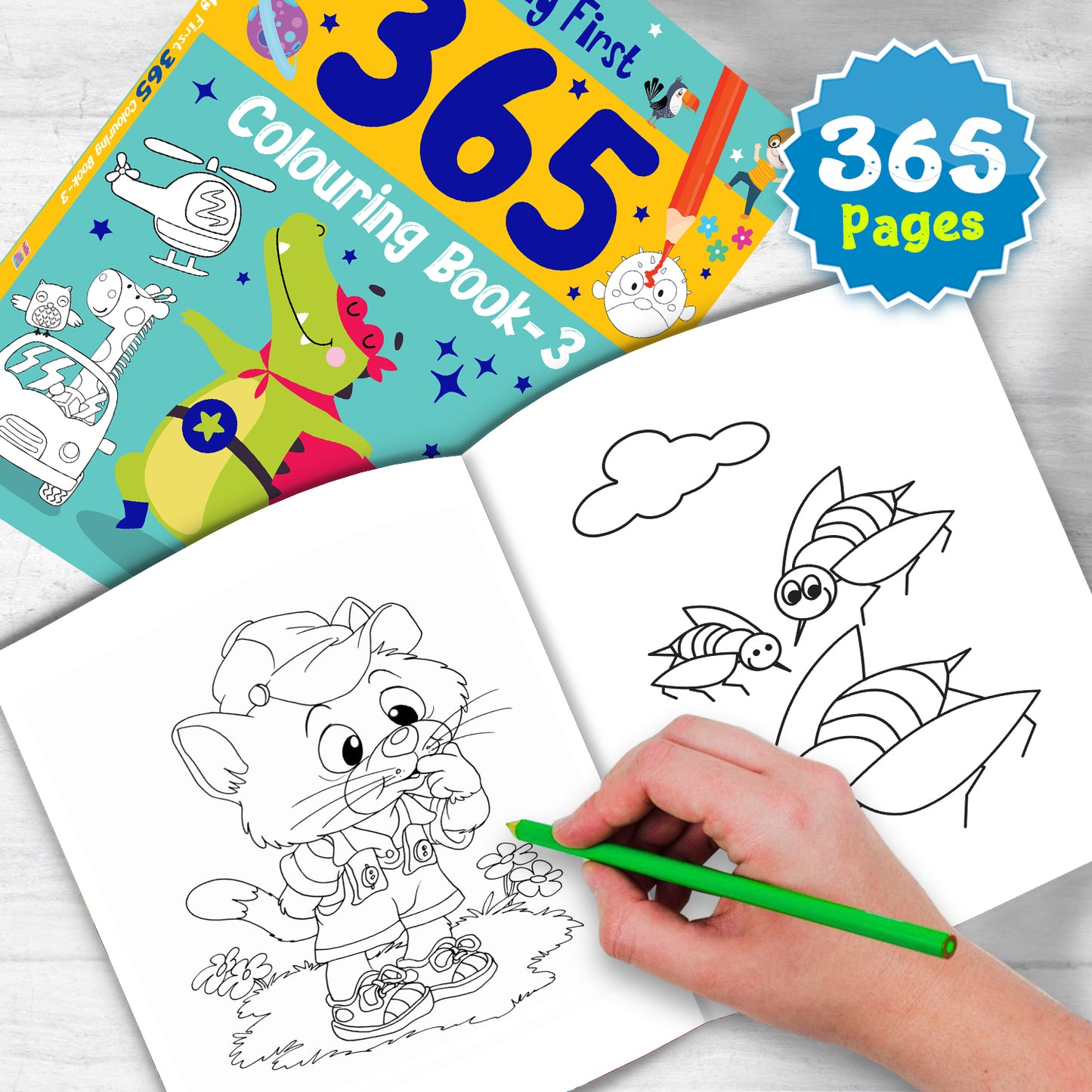 365 Colouring Book - 3A