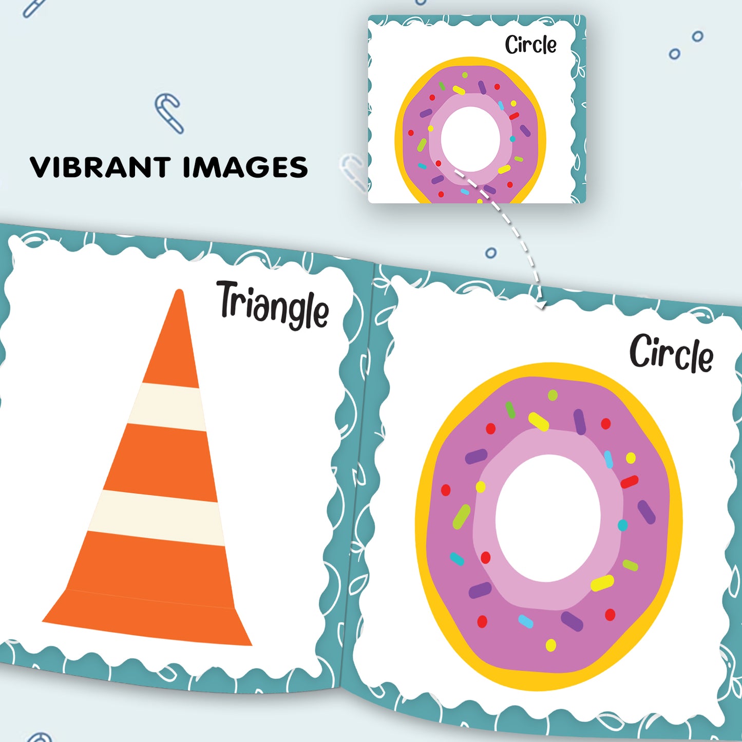My First Book of Shapes | Shape Learning Board Book for Toddlers | Early Learning Picture Book