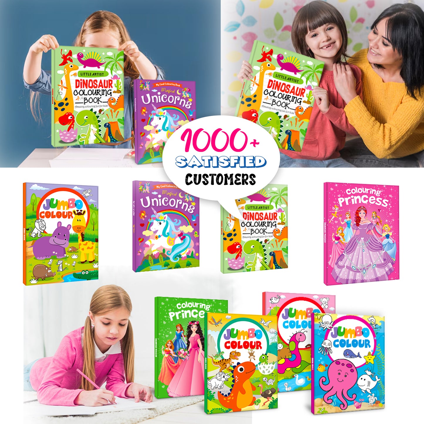 Little Artist Dinosaur Colouring Book | Fun Dinosaur Activity & Coloring Book for Kids