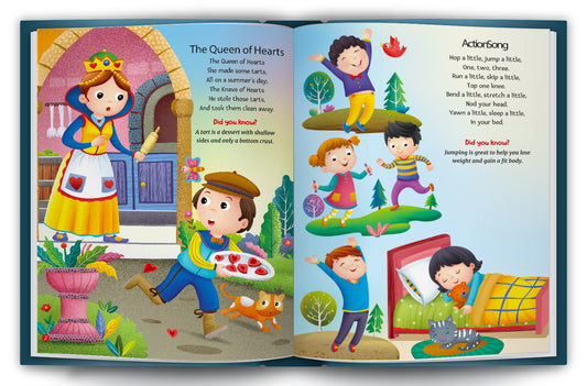 My Fabulous Rhymes Book 3 | Illustrated Nursery Rhymes Book for Early Readers & Early Learning