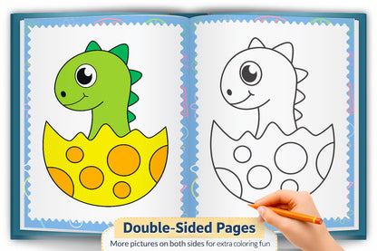My first dinosaurs - copy to colour book