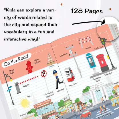 My First 1000 Words in the City | Picture Knowledge Book for Kids | Early Learning Vocabulary Book