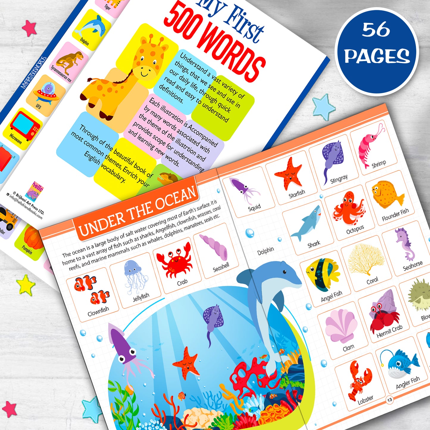 My First 500 Words | Picture Knowledge Book for Kids | Early Learning Vocabulary Book
