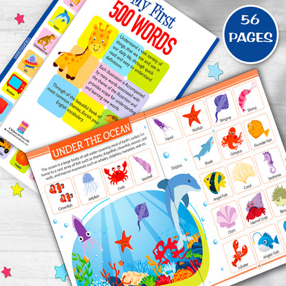 My First 500 Words | Picture Knowledge Book for Kids | Early Learning Vocabulary Book