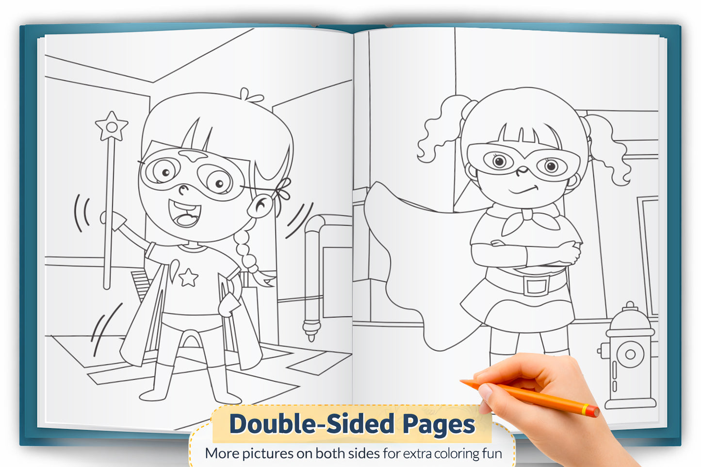My Super Girl Colouring Book | Girls Colouring Activity Book for Kids | Creative Learning & Fun Colouring Book