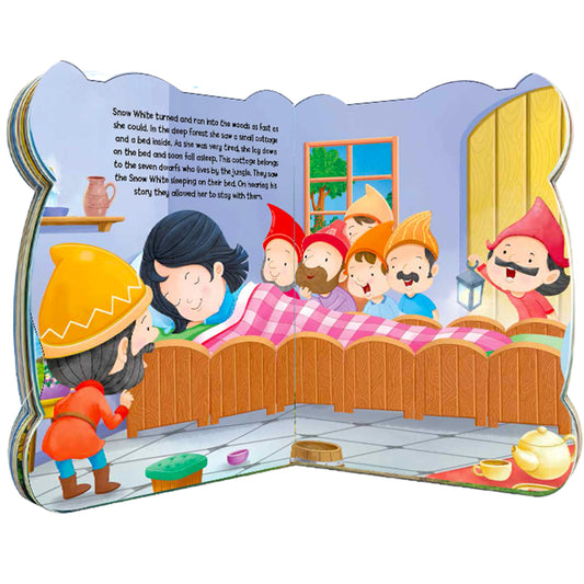Snow White and The Seven Dwarfs | Illustrated Story Book for Kids