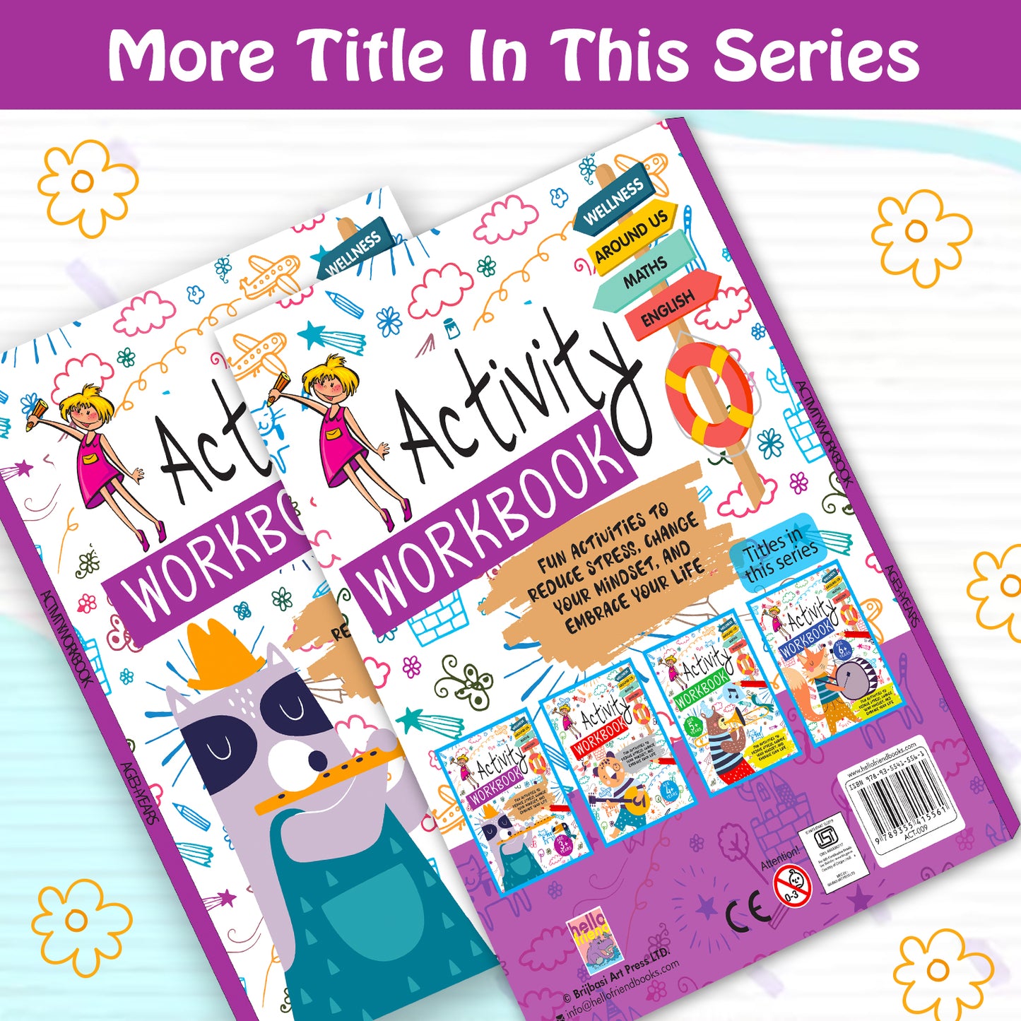 Activity Workbook 3+ Years - 128 pages inside spread