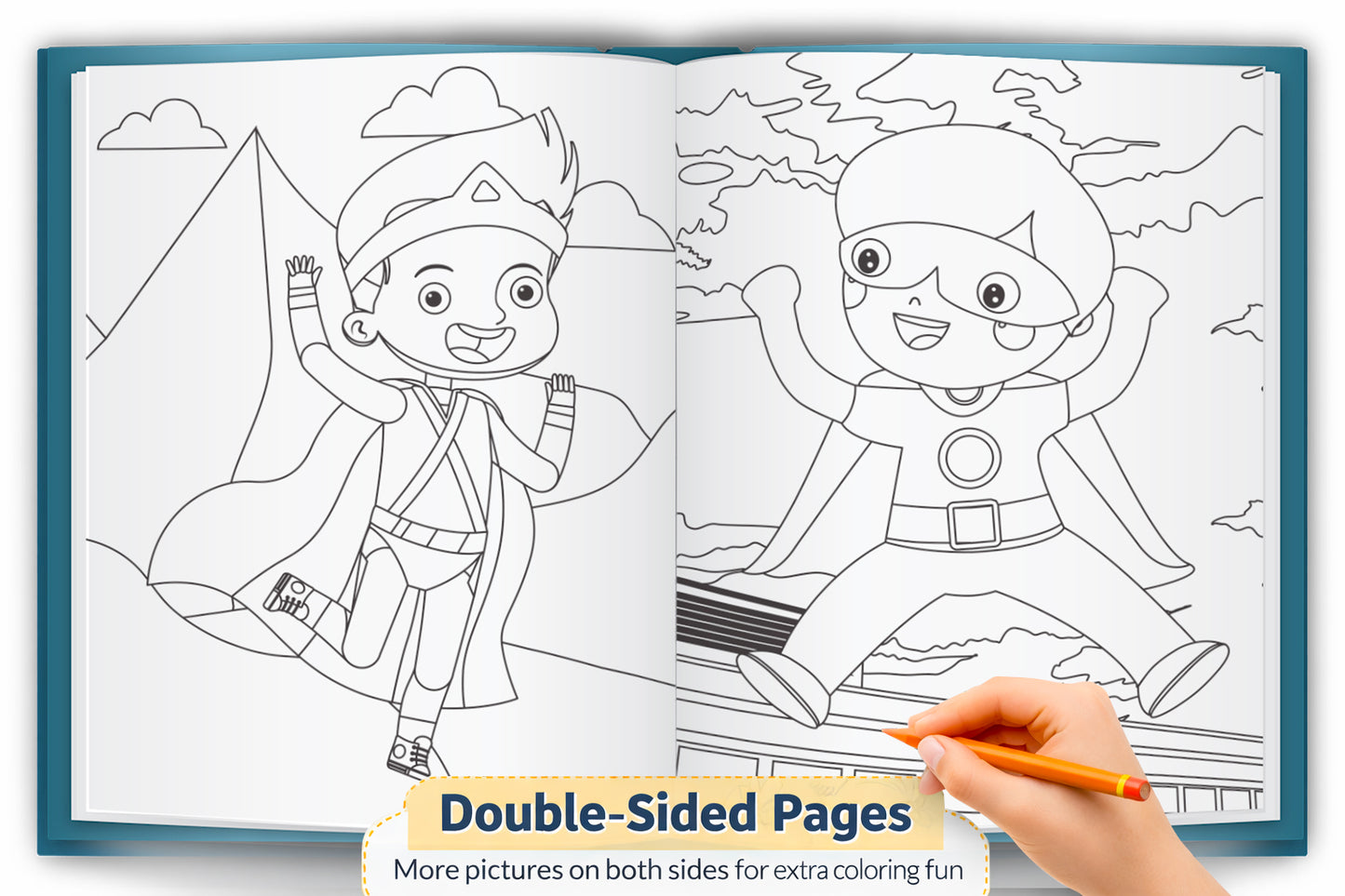 My Super Hero Colouring Book | Superhero Colouring Activity Book for Kids