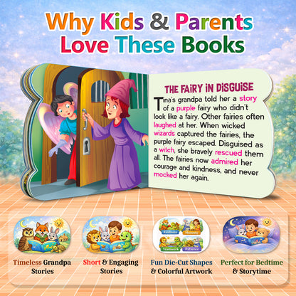 Grandpa Stories & Grandma Stories | 2-Book Story Combo for Kids 3+