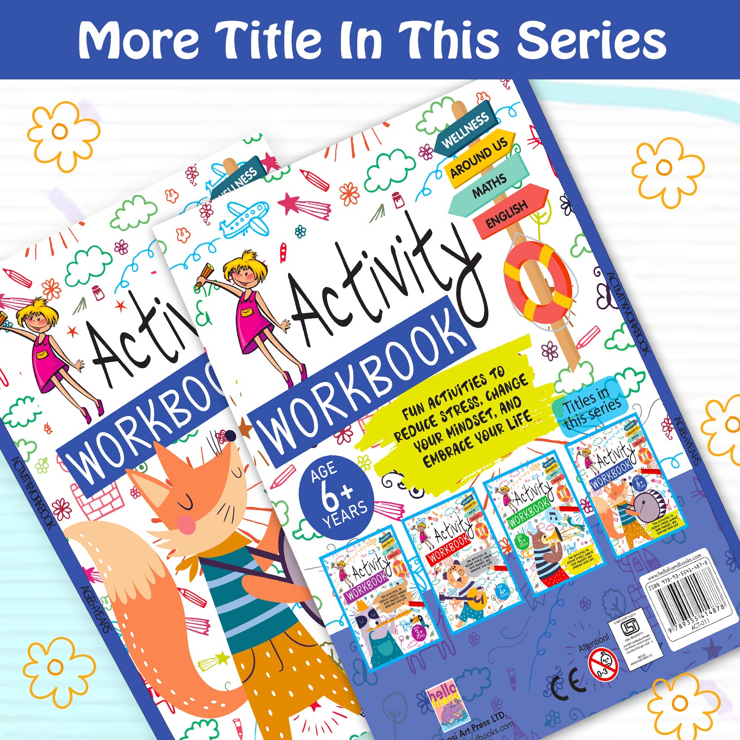 Activity Workbook 6+ Years - 128 pages inside spread