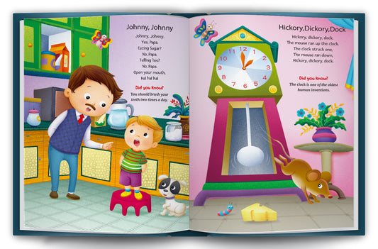 My Fabulous Rhymes Book 2 | Illustrated Nursery Rhymes Book for Early Readers & Early Learning