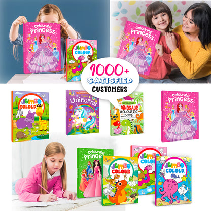 Colouring Book – Pink Edition | Fun Coloring Activity Book for Kids | Creative Learning Book