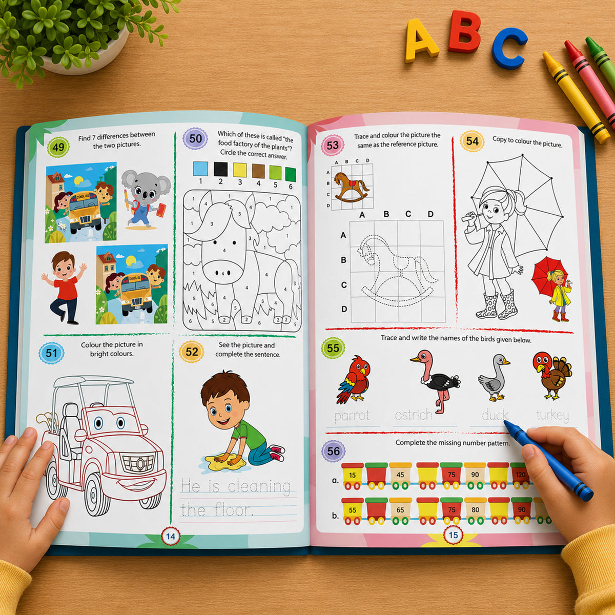 Brain Booster Activity Book (Age 5+) | Educational Puzzle & Logic Activity Book for Kids