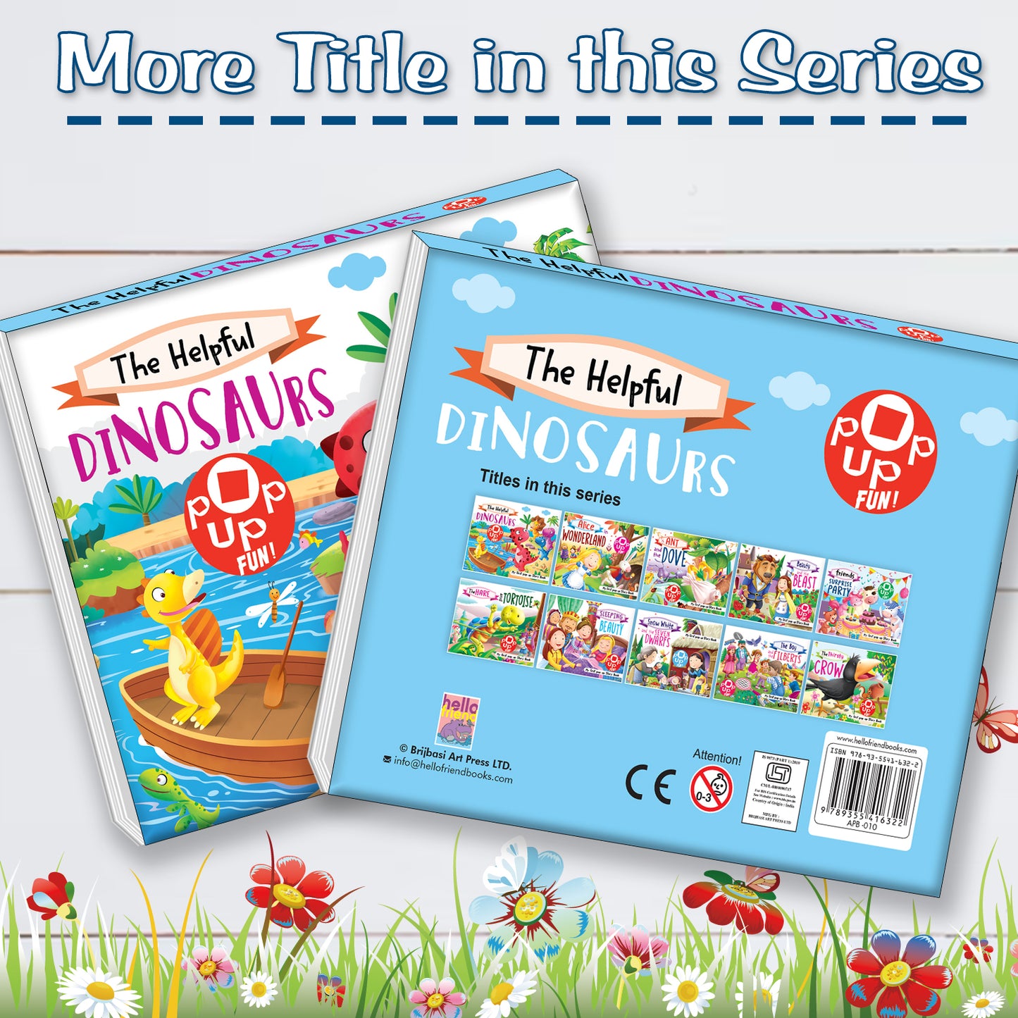 The Helpful Dinosaurs | Pop-Up Story Book for Kids