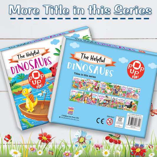 The Helpful Dinosaurs | Pop-Up Story Book for Kids