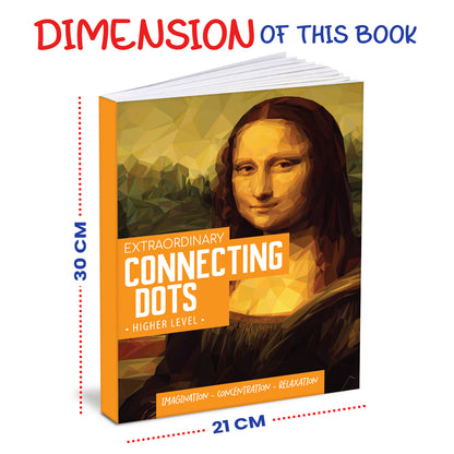 Extraordinary Connecting Dots – Mona Lisa | Dot-to-Dot Activity Book for Kids | Fun Learning Workbook