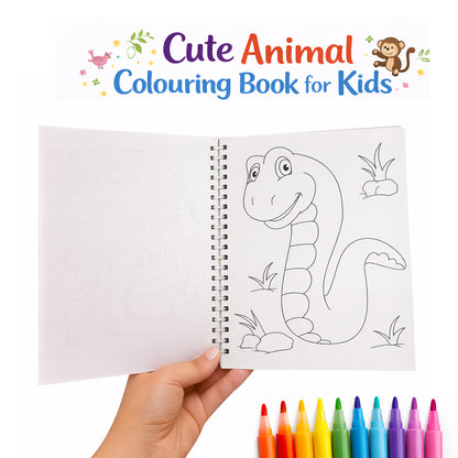Colouring Fun With Animals | Animal Coloring Book for Kids | Creative Coloring Activity Book