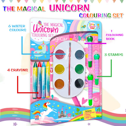 The magical unicorn colouring set